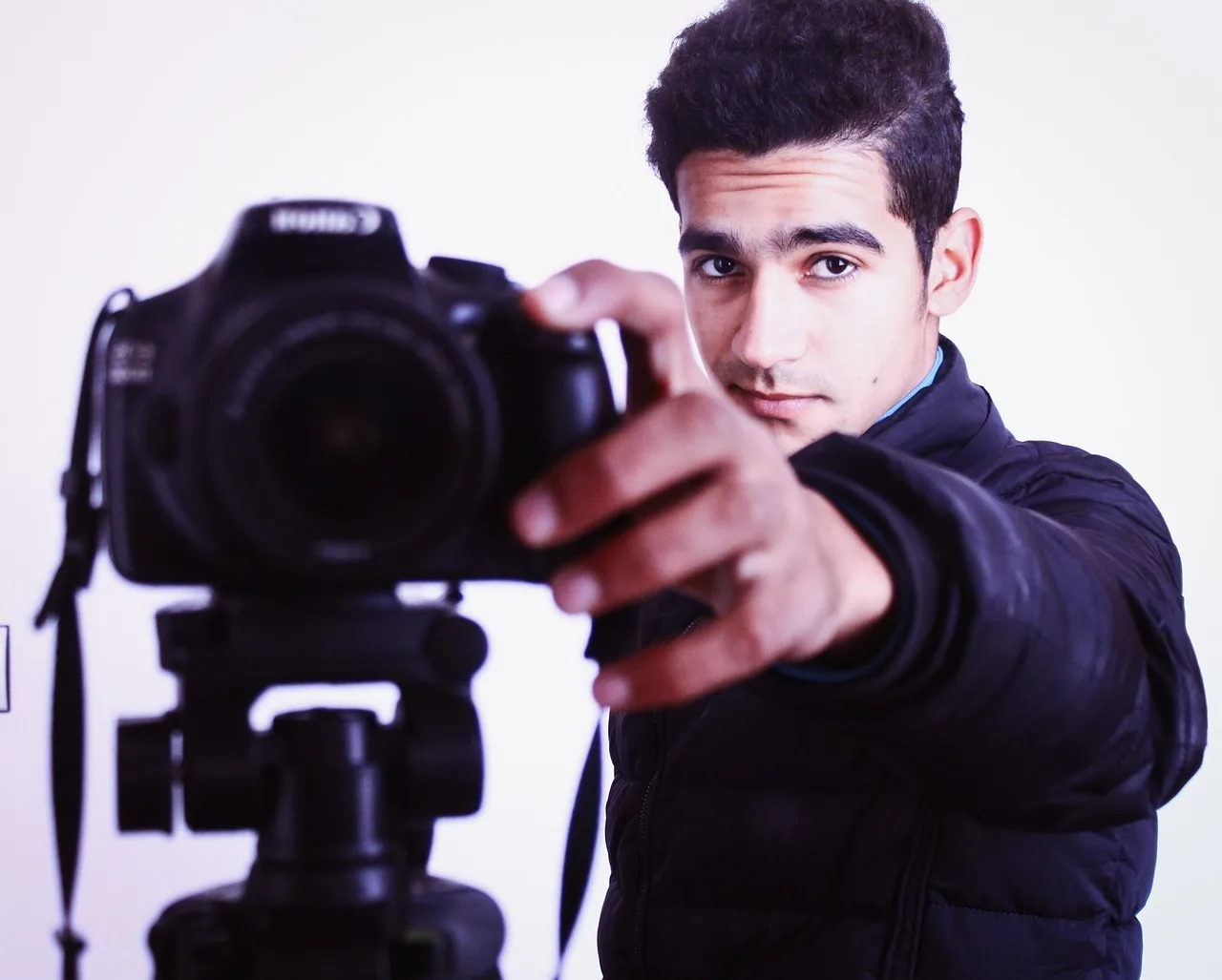 portrait, camera, photographer, boy, camera man, artist, canon. Cross-border portrait work between the US and Canada, permits and taxes